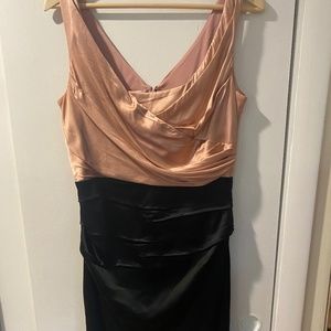 Two toned Silk dress